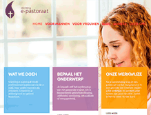 Tablet Screenshot of e-pastoraat.nl